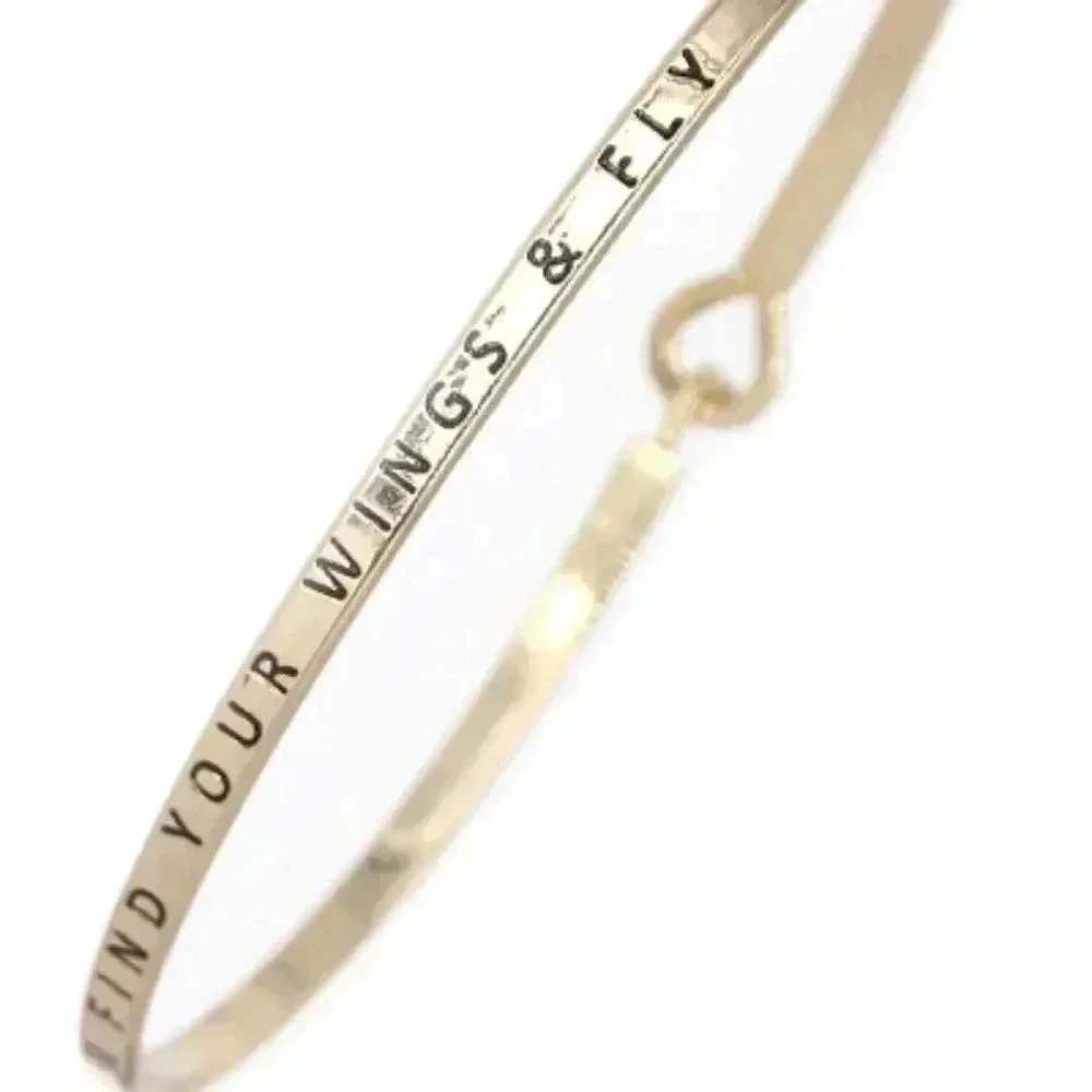 Find Your Wings & Fly Bracelet